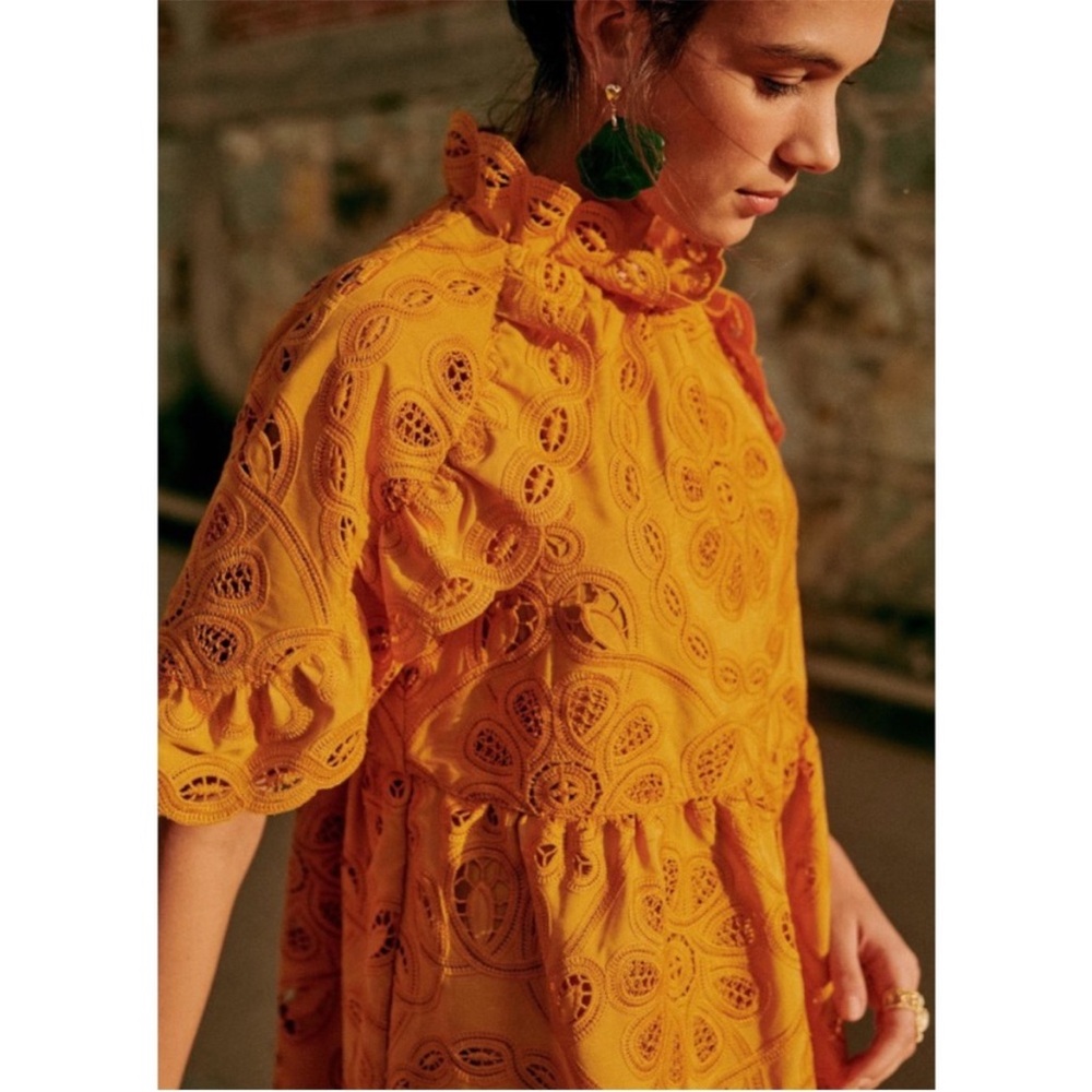 Sezane Eyelet Mini Dress - Picture 3 of 13